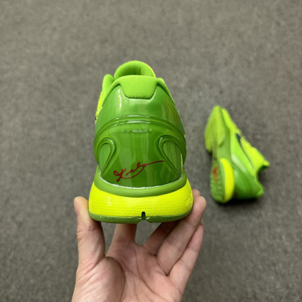 CW2190-300 NK Zoom Kobe 6 Protro Low Grinch 2020 Reverse Men's Size 4-14