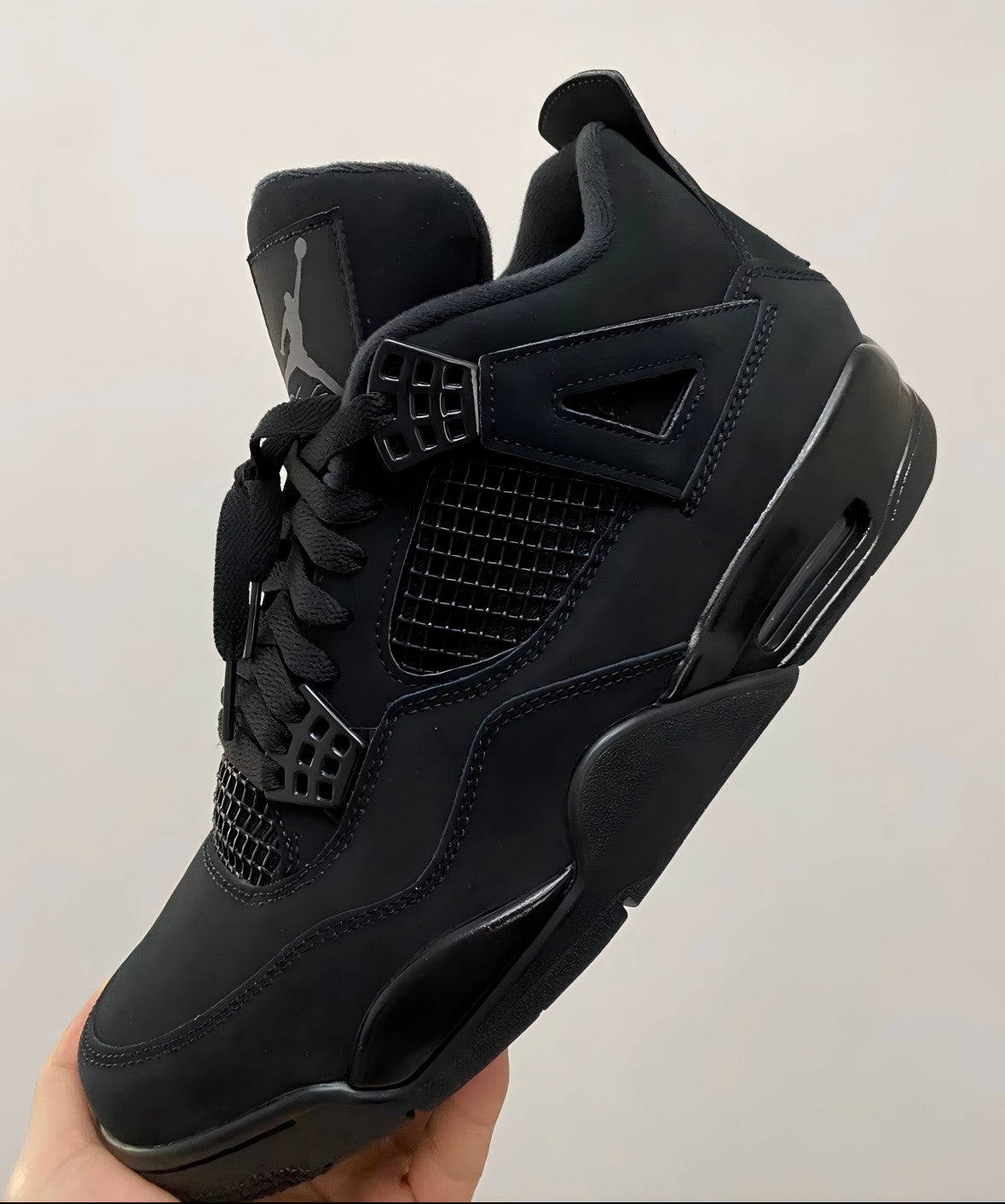 Jordan 4 "Black Cat" Men's Retro Basketball Shoes Mid Top US 2025