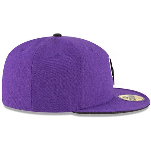 New Era Colorado Rockies Purple Fitted Hat MLB Authentic 2017 On Field ALT2 Cap