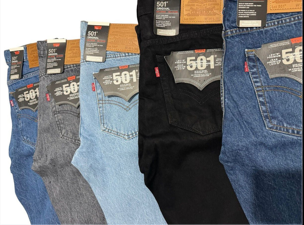 Levi’s 501 Men’s Denim Jeans Original Fit Straight Leg Casual L30 L32