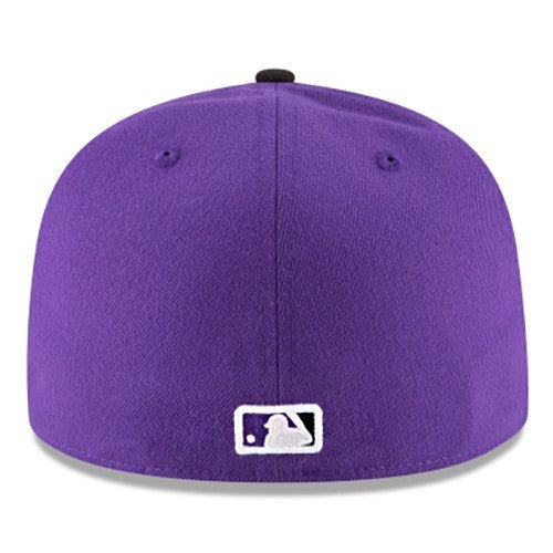 New Era Colorado Rockies Purple Fitted Hat MLB Authentic 2017 On Field ALT2 Cap