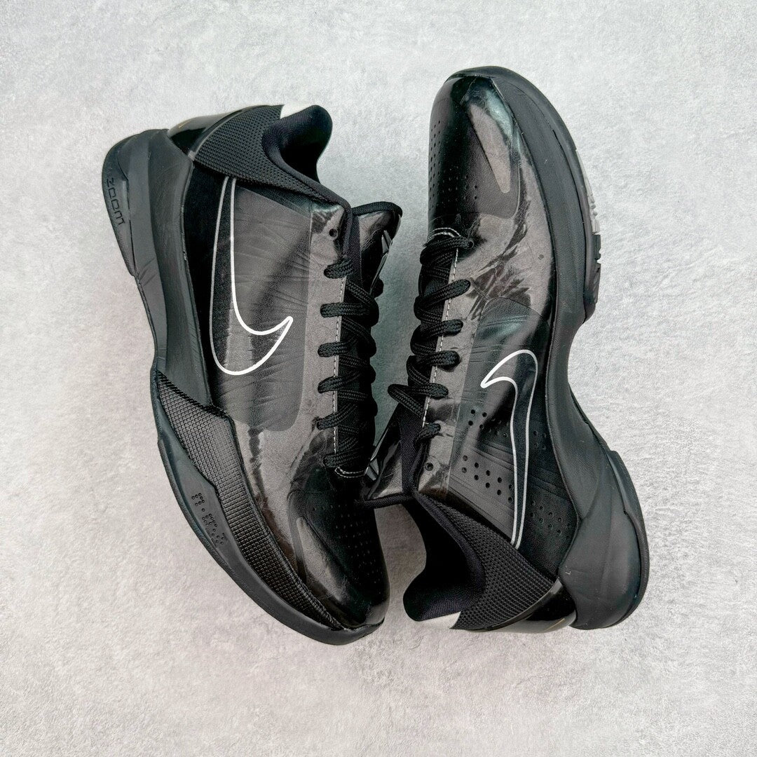 NK Zoom Kobe V5 2010 “BlackOut” Black 386429-003 Size 6.5-14